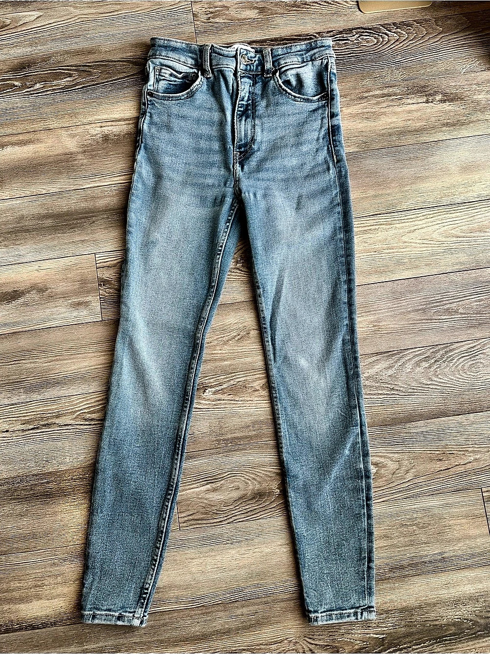 Zara Super Skinny High Rise Stretchy Jeans 6